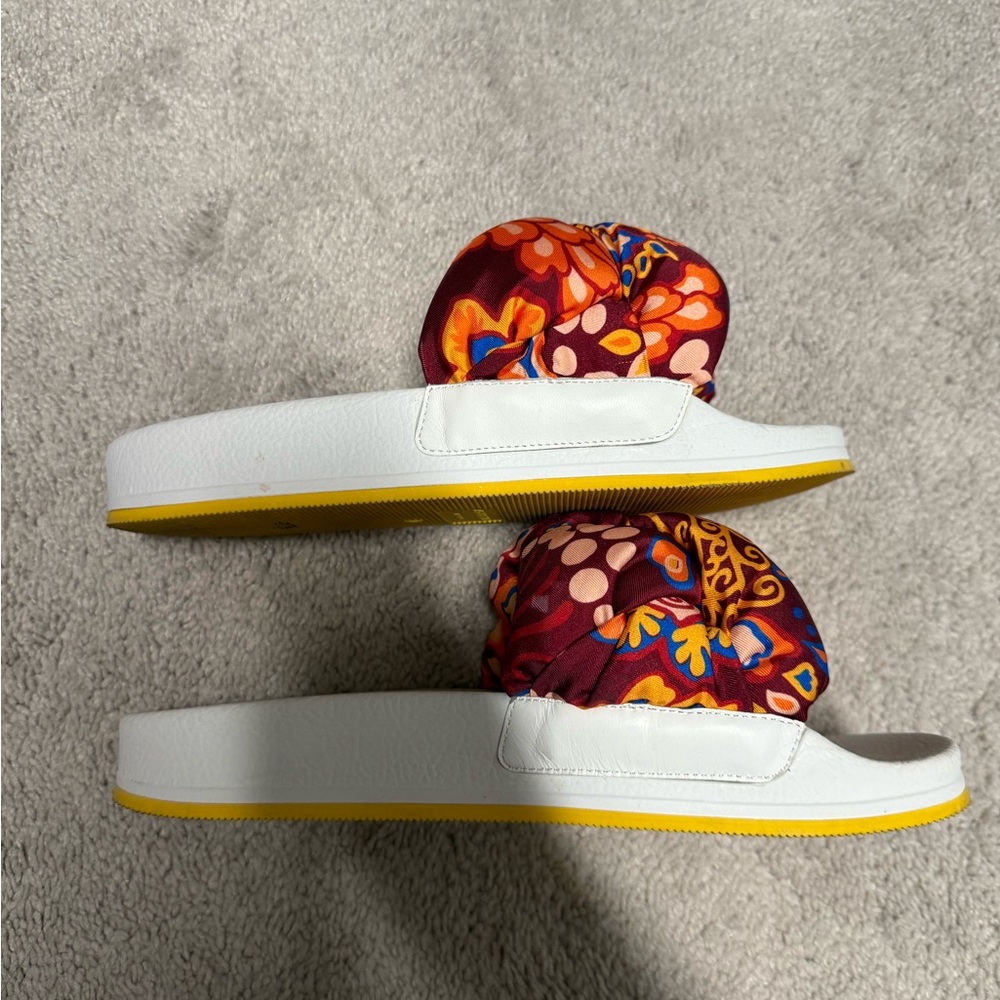 La Doublej Multicolor Patterned Slippers - image 2